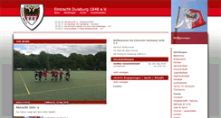 Desktop Screenshot of eintracht-duisburg.org